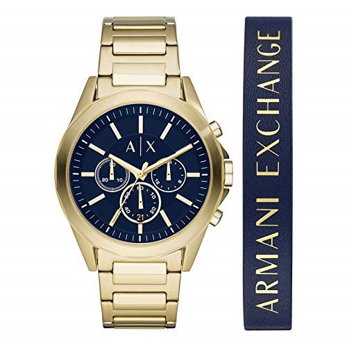 Montre armani discount exchange homme bleu